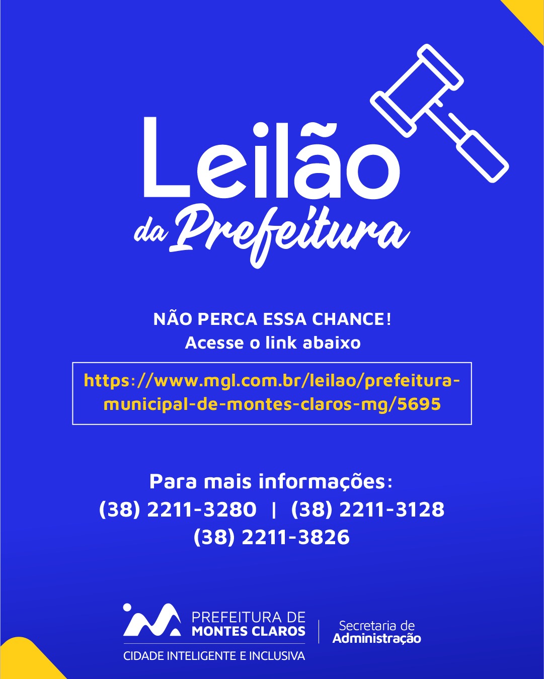 DOU-LHE UMA, DOU-LHE DUAS…  Interessados já podem visitar bens disponibilizados pelo leilão da Prefeitura