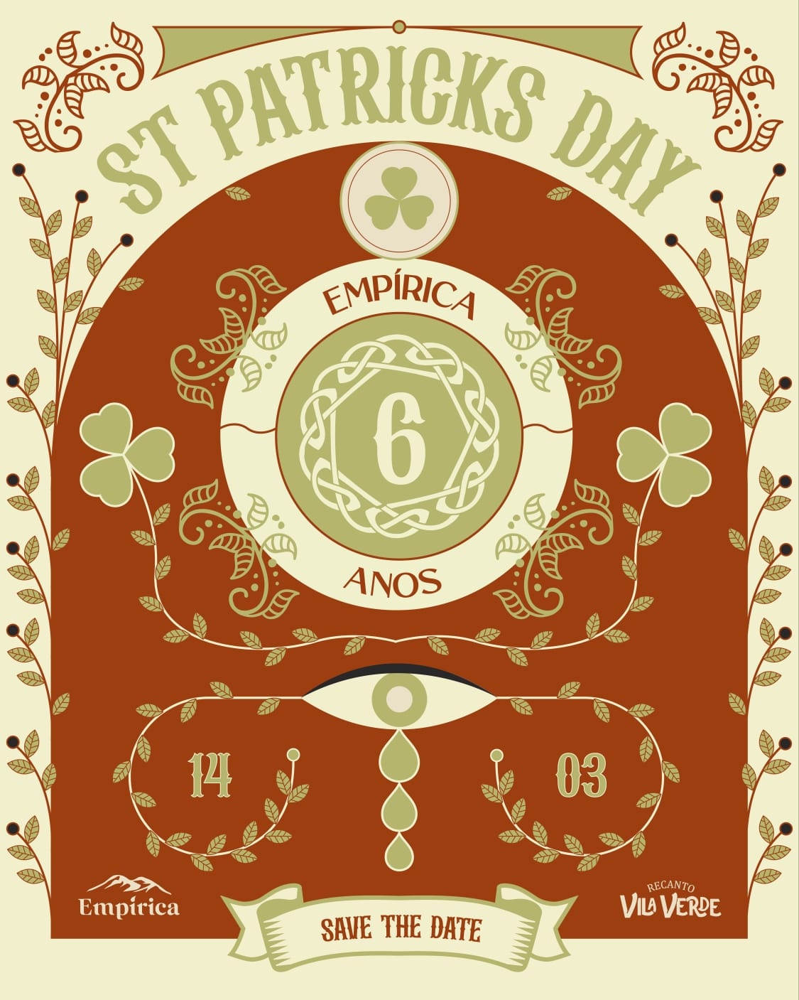 St. Patricks Day + 06 anos Empírica!