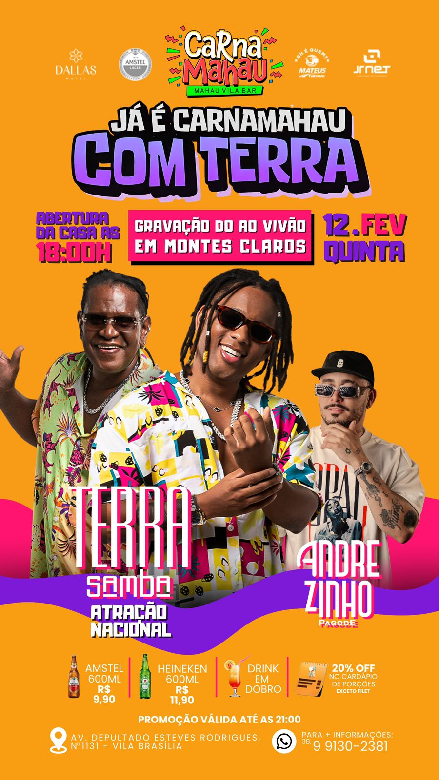 CARNAMAHAU COM TERRA SAMBA