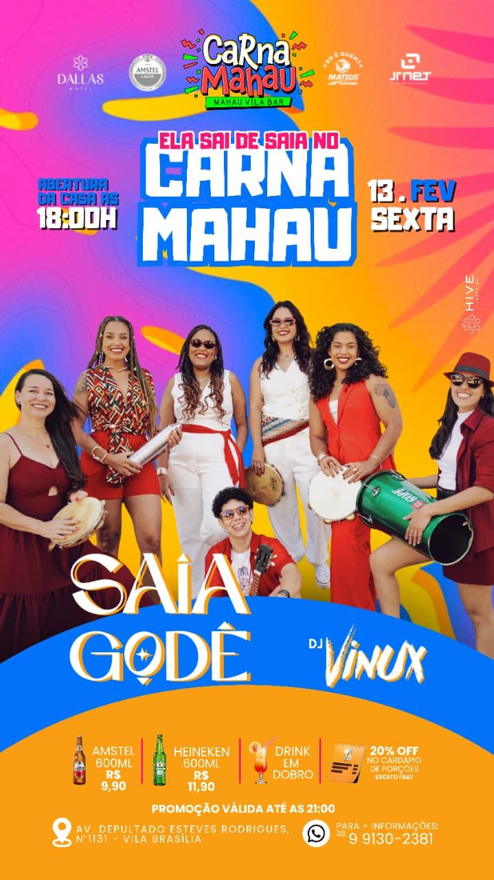 Ela sai de Saia no CarnaMahau!