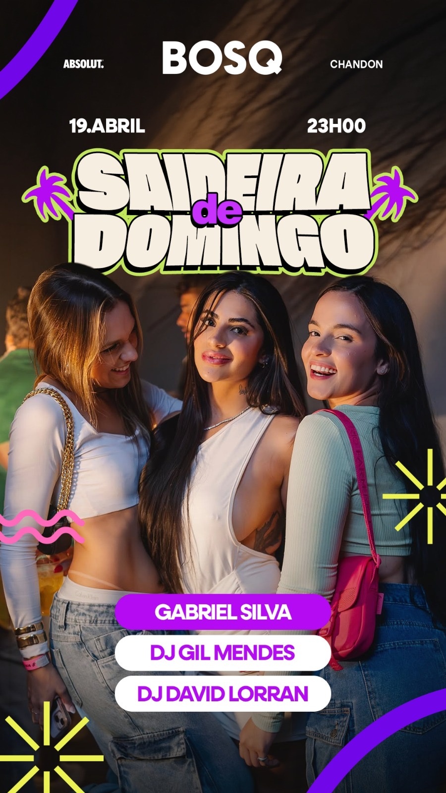 SAIDEIRA DE DOMINGO – BOSQ CLUB