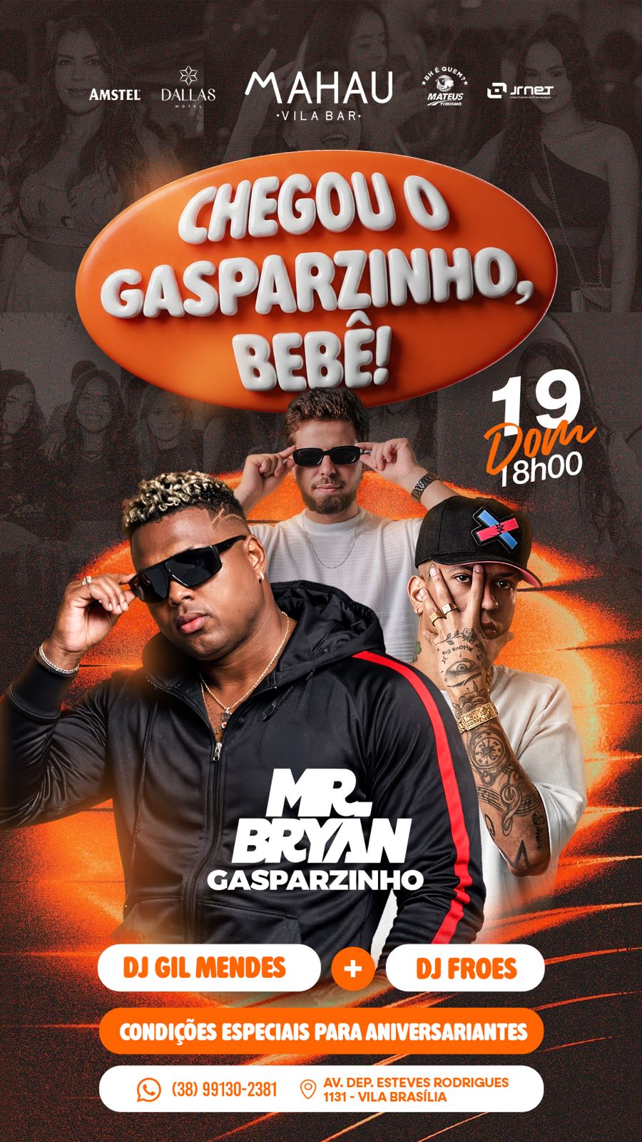 CHEGOU O GASPARZINHO, BEBÊ!