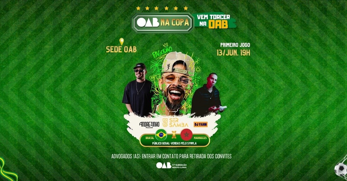 OAB NA COPA – BRASIL X MARROCOS